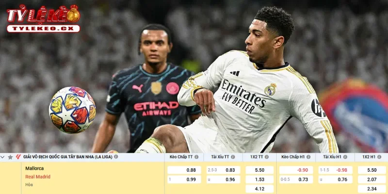 Soi kèo Mallorca vs Real Madrid (21h15 ngày 04/04) giải La Liga 3 Chi tiết kèo Mallorca vs Real Madrid